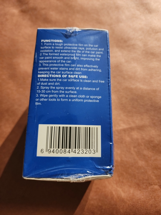 Quick Effect Coating Agent - Blue Packaging - Picture 3 of 3